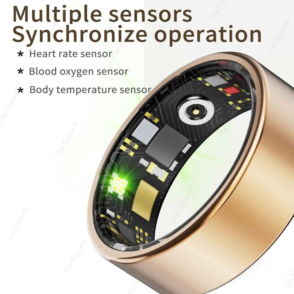 2025 New For Xiaomi Smart Ring Men Women, Heart Rate and Blood Oxygen Monitor Smartring IP68 & 5ATM Waterproof, Multi-sport Mode Aimak Store