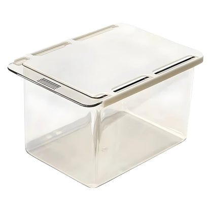 Transparent Bathroom Cotton Stick Makeup Cotton Bathroom Pull-Out Storage Drawer Style Storage Box Under The Mirror Cabinet
