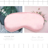Eye Cover Imitated Silk Sleep Eye Mask Sleeping Padded Shade Patch Eyemask Blindfolds Portable Travel Eyepatch Travel Relax Rest Aimak Store