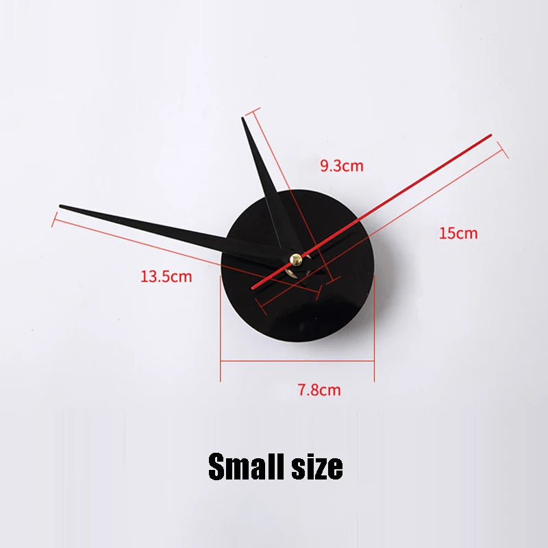 2024 New Metall Moderne 3D DIY Wall Clock Acrylic+EVR+Metal Mirror Home Decoration Super Big 130cm X130 Cm Factory Freeshipping Aimak Store