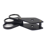 Handheld Magnifying Glass 4x 8x 12x Foldable Magnifying Lens Portable Eye Loupe Magnifier for Inspection Jewelry Coins Aimak Store