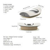 Ergonomic Electric Lumbar Traction Massager Adjustable Vibration Waist Spine Support Back Massage Machine Inflatable Stretcher Aimak Store