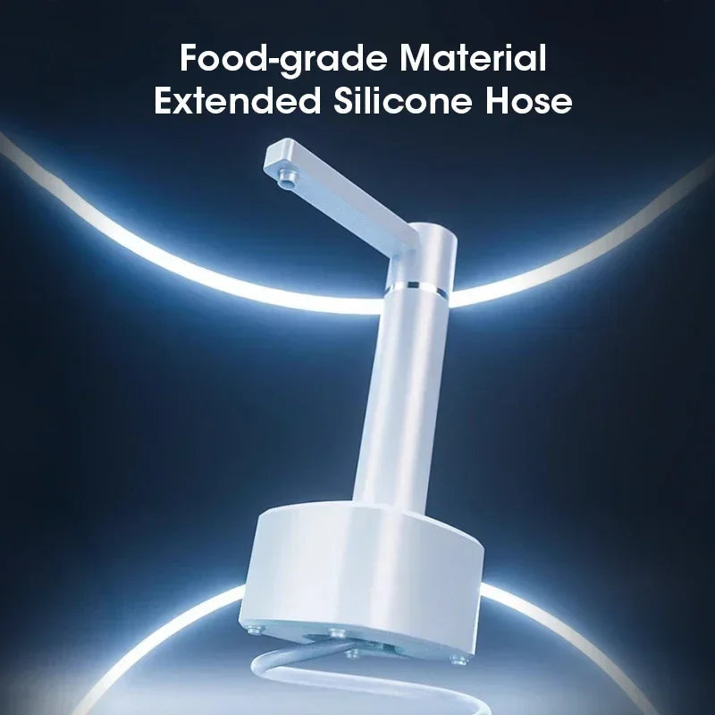 3-gear Electric Water Gallon Bottle Automatic Water Dispenser USB Pump Dispenser Water Bucket Suction Device, Desktop Water Pump Aimak Store