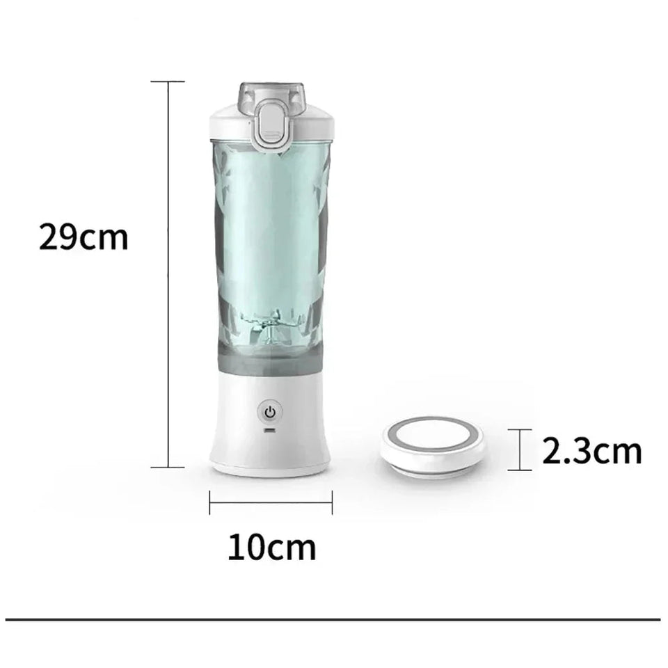 New 4000mAh Portable Juicer Cup 600ML 10-Leaf Blade Powerful Motor Mini Blender for Shakes Smoothis Blender Mixer Cup Outdoor Aimak Store
