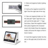 22MP Film Scanner for 135 Film 126KPK/110 Film/Super8/ Monochrome/Slide to Digital JPEG Photos Built 16GB Memory 5'' LCD Screen Aimak Store