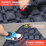 Outdoor Camping Inflatable Mattress Sleeping Pad With Pillows Ultralight Air Mat Built In Inflator Pump Hiking Aimak Store