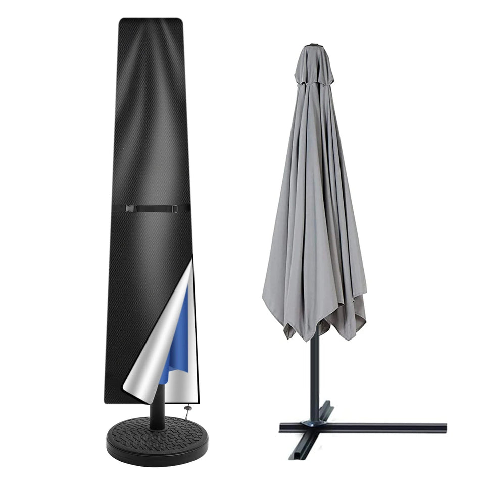 Oxford Cloth Waterproof Parasol Cover Outdoor Garden Patio Anti-UV Windproof Rainproof Sunshade Umbrella Cover with Pole &Zipper Aimak Store