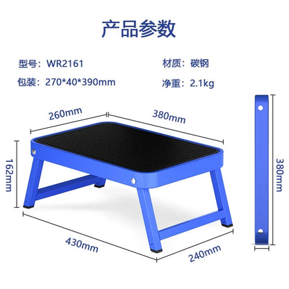 Small Household Folding Ladder Multifunctional Herringbone Ladder Compact Step Stool for Indoor Use Rack Ladder Design