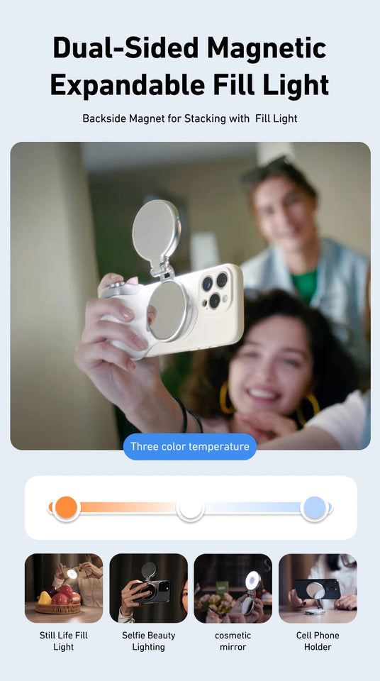 TELESIN Magnetic Phone Camera Shoot Hand Grip Phone Holder Shooting Aid Remote Control Handle for Iphone HUAWEI SAMSUNG Phone Aimak Store