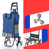 Light Grocery Shopping Trolley Household Climbing Stairs Folding Trailer Outdoor Travel Hand Pull Shopping Cart Aimak Store