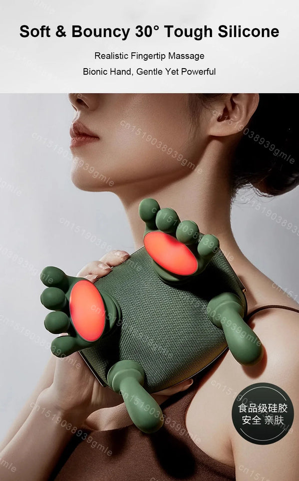 N7 Master Hand Shoulder and Neck Massager Cervical Spine Massager Trapezius Neck Massager Hot Compress Electric Cervical Aimak Store