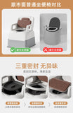 Ergonomic Elderly Toilet, Detachable Armrest, Heightened Portable Seat, Soft Backrest Comfort Chair for Pregnant Women Aimak Store