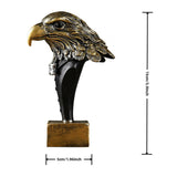 Animal Sculpture Home Decor Creative Modern Ornament Artwork Crafts Eagle Sculptures for Office Bathroom Home Cabinet Decor Aimak Store