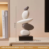 Factory Direct Generation of Light Luxury Art Resin Desktop Ornaments Decorative Living Room Office Wine Cooler TV Cabinet Aimak Store