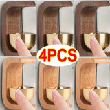 Brass Wind Chimes Wireless Doorbell Solid Wooden Doorbell Magnetic  Wireless Jingle Bell Entrance Door Bell Pendant Home Decor Aimak Store