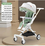 Ultra-light Foldable Baby Stroller Child High Viewpoint Sit-Lie Baby Pushchair Infant Pram Toddler Walker Kids Wheelbarrow Aimak Store