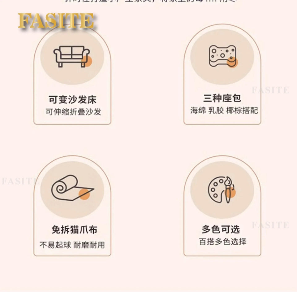 2025 New 1.2 Multi functional single double bed room sofa bed folding dual-use Internet new living room On Sale Aimak Store