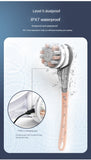 Electric Bath Brushes Shower Cleaning Body Massage Brush Multifunctional Brush Spa Waterproof IPX7 Long Handle Back Brushes Aimak Store