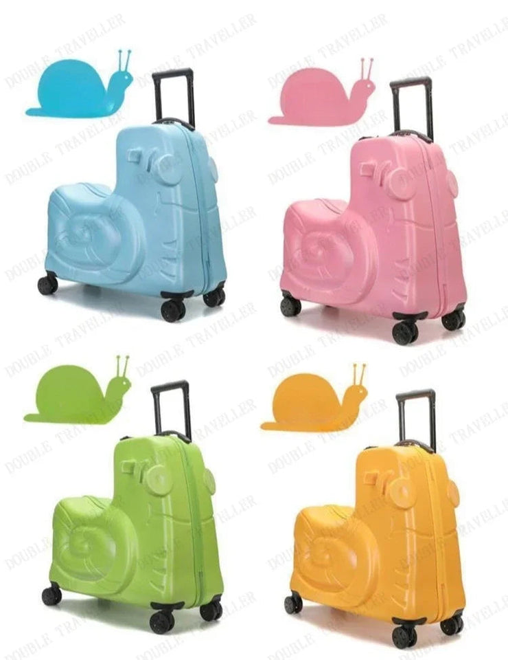 Cartoon children's trolley case Rideable Universal wheel children's travel password case Large capacity children's luggage Aimak Store