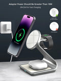 Bonola Magnetic 3 in 1 Wireless Charger for iPhone 15/13/14 Pro Max/12 30W Wireless Charging Station for Apple Watch/AirPods Pro Aimak Store