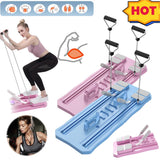 Abdominal Exercise Board Fitness Boards Non Slip Push up Board Automatic Rebound Leg & Arm Toner Pilates Reformer Set Fitness Eq Aimak Store
