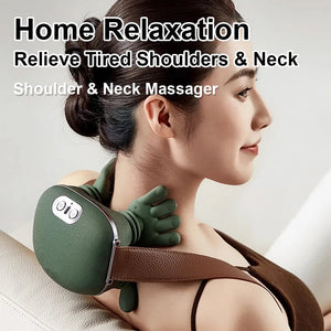 N7 Master Hand Shoulder and Neck Massager Cervical Spine Massager Trapezius Neck Massager Hot Compress Electric Cervical Aimak Store