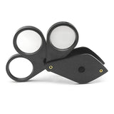 Handheld Magnifying Glass 4x 8x 12x Foldable Magnifying Lens Portable Eye Loupe Magnifier for Inspection Jewelry Coins Aimak Store