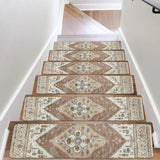 Carpet Stair Treads for Wooden Steps Set of 15, 30''X8'' Indoor Runner Resistant Rugs Rubber Safety Mats for Dogs Aimak Store