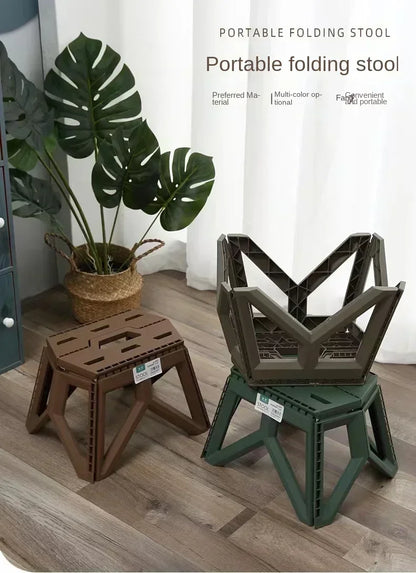 Outdoor Small Stool Portable Folding Stool High Load Bearing Durable Small Chair Fishing Stool Beach Stool Camping Stool