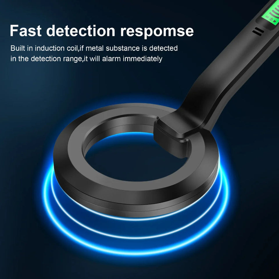 Metal Detector IP66 Waterproof Portable High Sensitivity Metal Detector Underground UnderwaterMultipurpose Metal Finder Aimak Store
