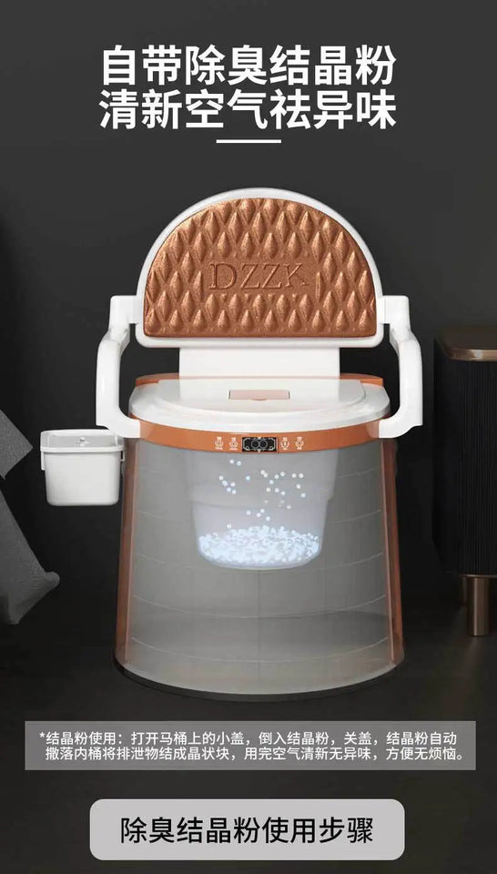 Portable and Portable Toilet for Household Use Urinal for Elderly People When Getting Up At Night and Toilet for Pregnant Women Aimak Store