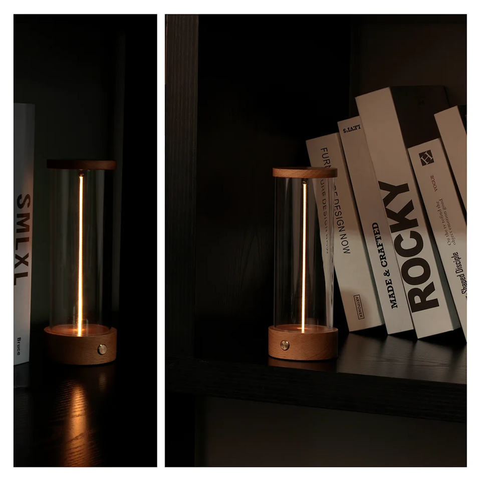 Cordless Table Lamp Magnetic Filament Movable Minimalist Table Lamp With 3 Levels Touch Dimmable Rechargeable Nightstand Lights Aimak Store