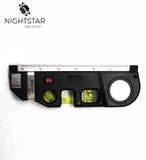 Laser Level Horizon Vertical Measure 8FT Aligner Standard and Metric Rulers Multipurpose Measure Level Laser Black Aimak Store