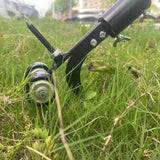 Heavy Duty Garden Weeder Tool Manual Weed Puller with Lawn Cutter & Auxiliary Wheels for Dandelions Grass ，Garden Cleaning Tools Aimak Store