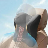 Car Neck Pillows Both Side Pu Leather 1pcs Pack Headrest For Head Pain Relief Filled Fiber Universal Car Pillow Aimak Store
