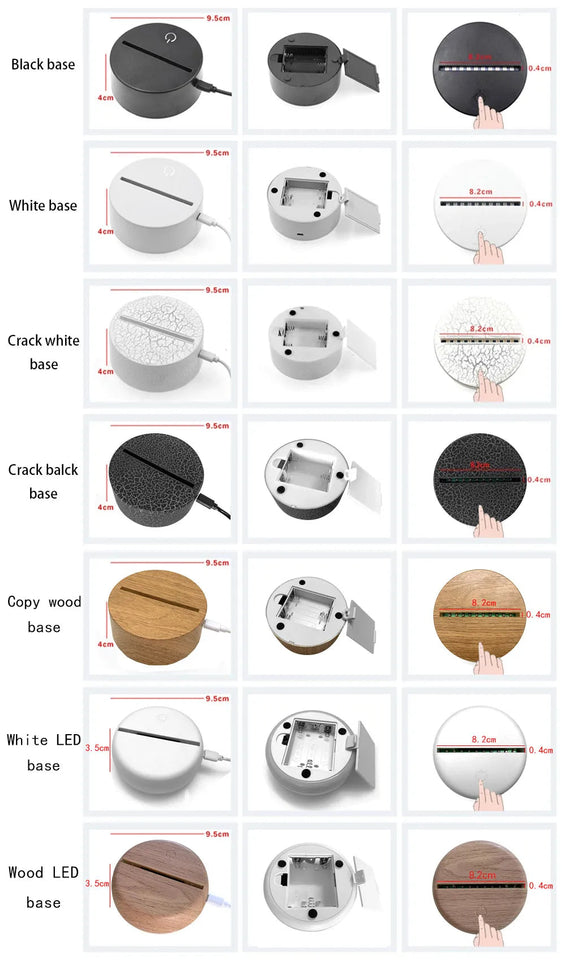 New 3d Illusion Kids Night Light Football 7 Colors Changing Nightlight for Child Bedroom Atmosphere Soccer Room Desk Lamp Gifts Aimak Store