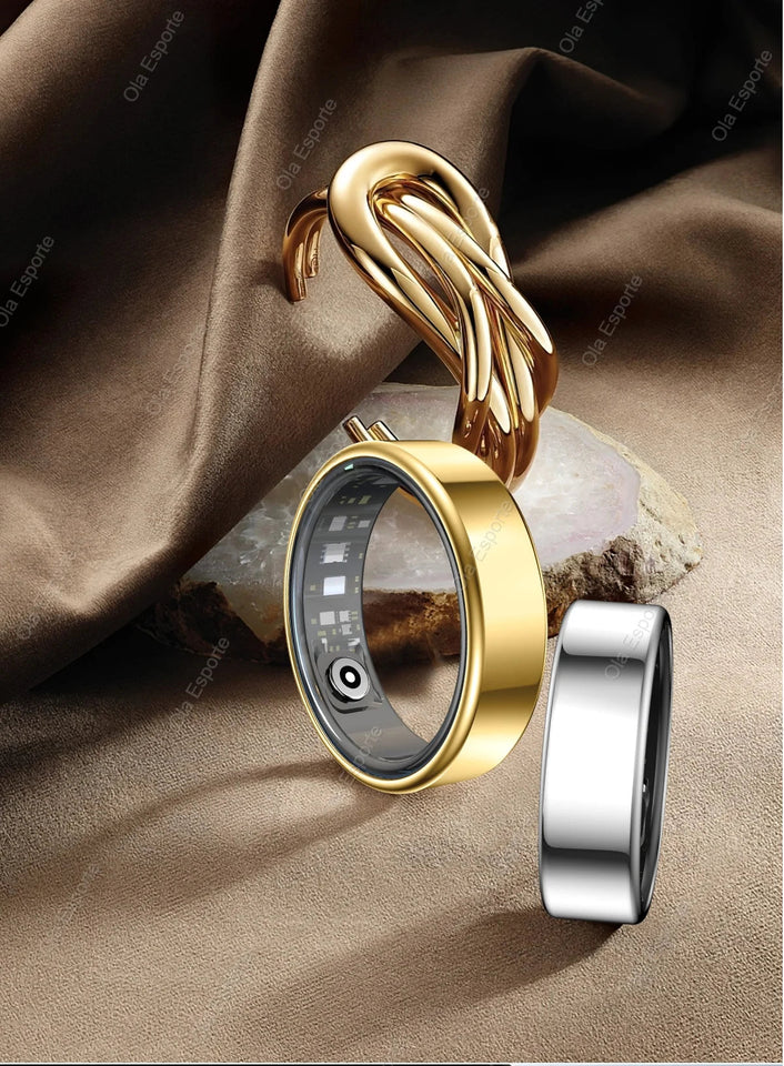 For Xiaomi Smart Ring Men Women, Body temperature, Heart Rate and Blood Oxygen Monitor, IP67 & 5ATM Waterproof, Multi-sport Mode Aimak Store