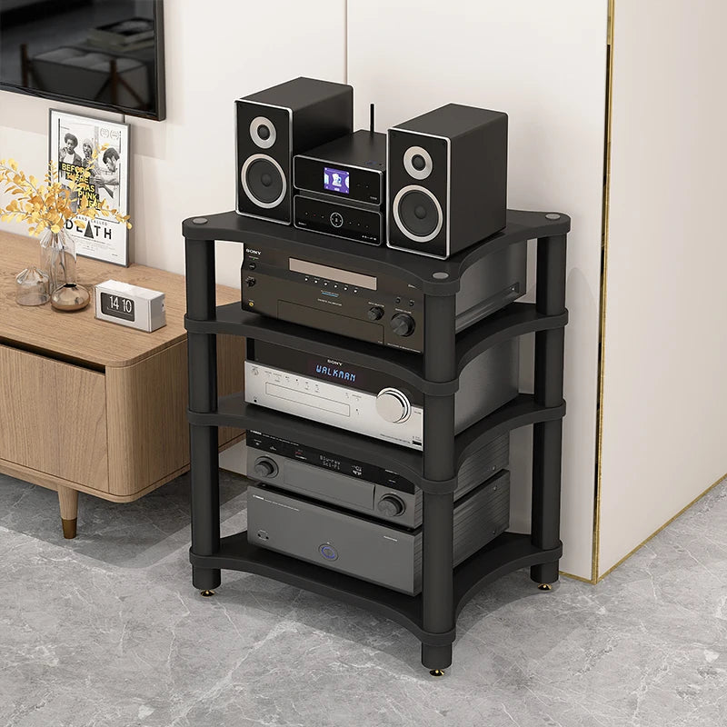 HiFi amplifier rack cabinet shock mount removable CD player video audio equipment metal tripod Desktop tripod stand speaker Aimak Store