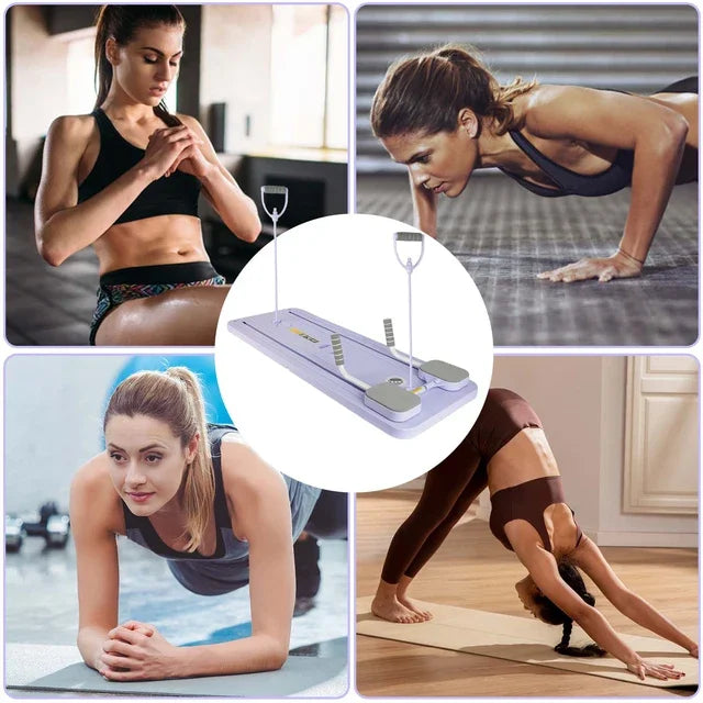 Multifunctional Fitness Board Exercise Pilates Board Push-up Stand Set Fitness and Muscle Training Device Yoga Workout Equipment Aimak Store
