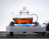 400ml/1000ml Heat-resistant Glass Tea Pot Flower Kettle Kung Fu Teawear Set Tea Strainer Infuser Puer Oolong Barley Pot Teaware Aimak Store