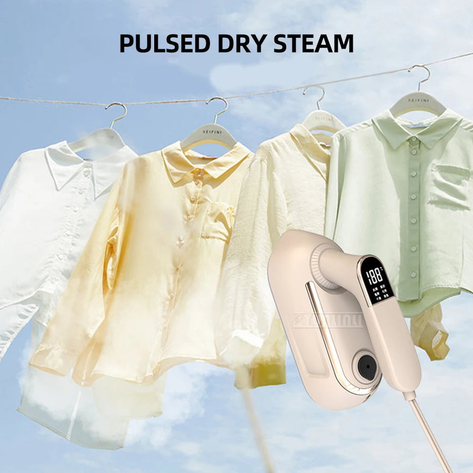 Handheld Folding Garment Steamer Household Dry and Wet Steam Iron Dual Use Portable Electric Iron Plancha Vapor Portatil Aimak Store
