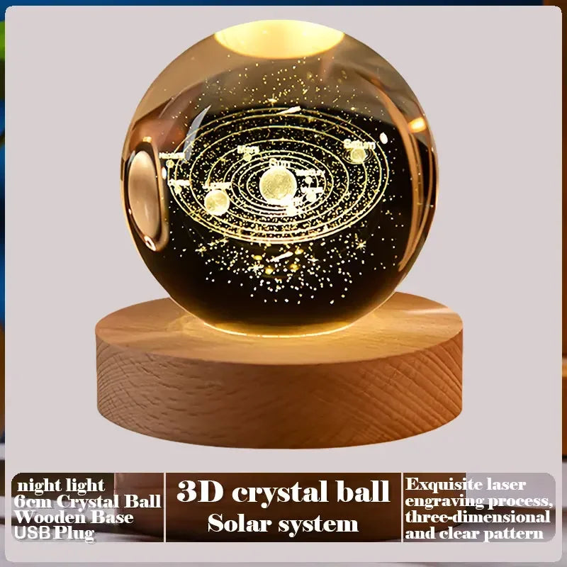 3D Crystal Ball Creative Valentine's Day Mother's Day Gift Rose Love Cloud Crystal Room Desktop Decoration Boy Girl Gifts Aimak Store