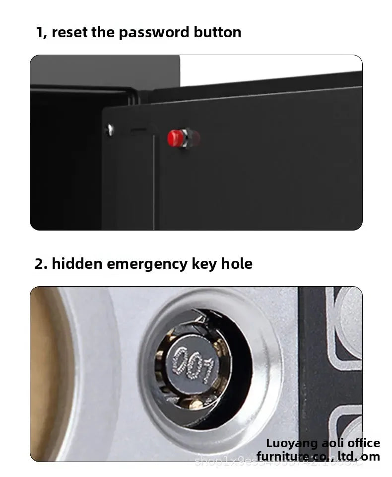 Mini safe Invisible Office Home Safe Password Box Alarm Anti-Theft Money Jar Toy from Mainland China Popular on Social Media Aimak Store