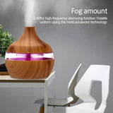 5V Vase Home Colorful Humidifier Wood Aromatherapy Machine USB Color Night Light Silent Humidifier Nebulizer Mist Maker Gift Aimak Store