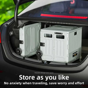 Portable and Foldable Shopping Cart,Home Multifunctional Grocery Cart, Outdoor Trolley Cart, Stall, Camping and Storage Box Aimak Store