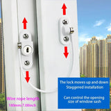 White/Black Child Safety Lock Home Window Door Cabinet Locks Key for Babies Care Refrigerator Drawer Security Protection Aimak Store