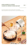 Desktop mini range hood large suction home restaurant hot pot barbecue deodorization fume purifier portable smoke exhaustmachine Aimak Store