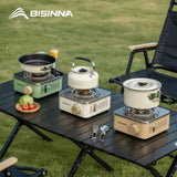 BISINNA Camping Gas Stove 2800W High Firepower Portable Cassette Furnace Outdoor Gas Burner Picnic Camp Aimak Store