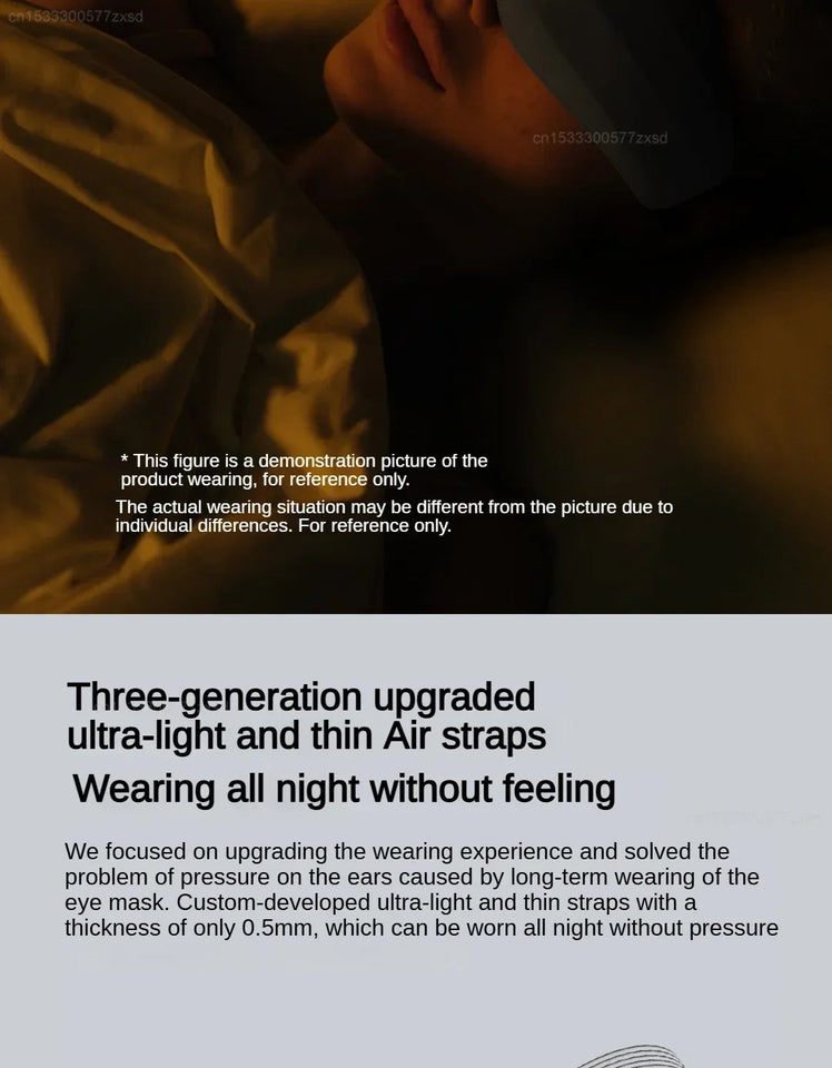 Xiaomi Dreamlight 3s Eye Mask Sleep 3D Stereoscopic Sleep Aid for Men Women Adult Portable For Sleeping Block Out Light Eye Mask Aimak Store