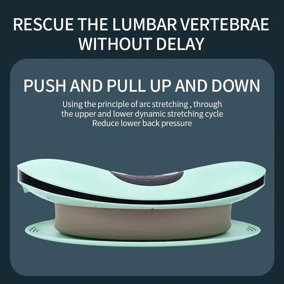 Electric Lumbar Traction Massager Adjustable Vibration Waist Massager Wa ist Spine Support Back Massage Machine Waist masajeador Aimak Store